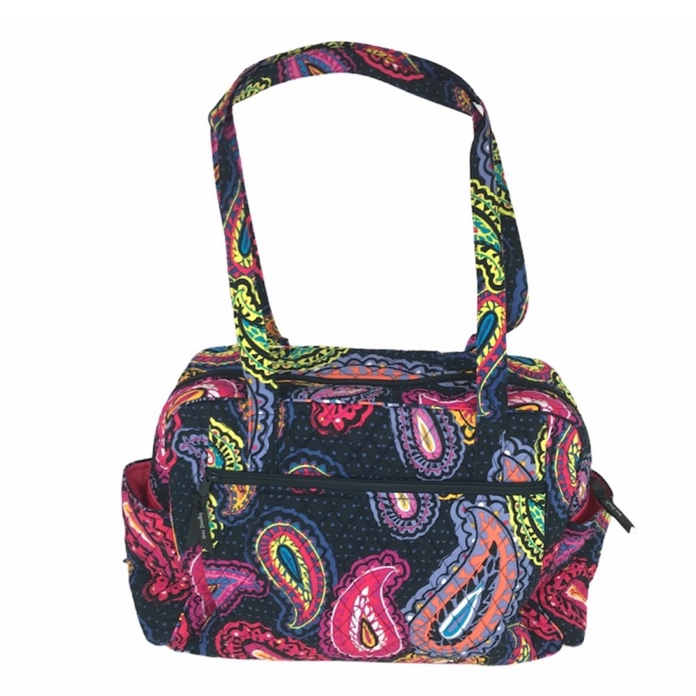 Multicolor Vera Bradley Stroll Around Bag in Print Twilight Paisley